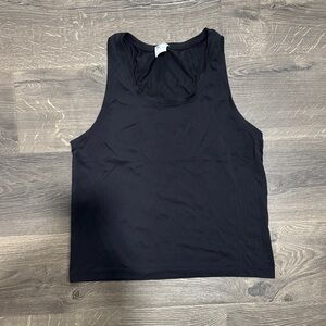all in motion Black Scoop Neck Tank Top